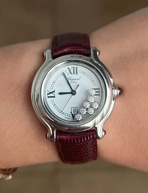 Chopard Accessories - Chopard Happy Sport 27/8238-23 White Dial Ladies Watch
